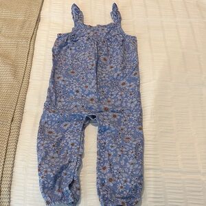 Carter’s Floral Blue Jumpsuit